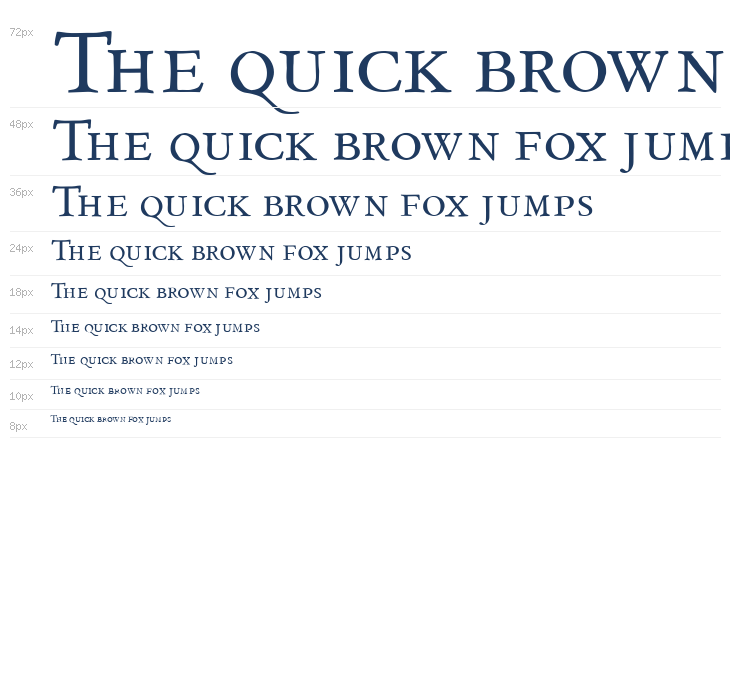 GriffosSCapsFont Waterfall