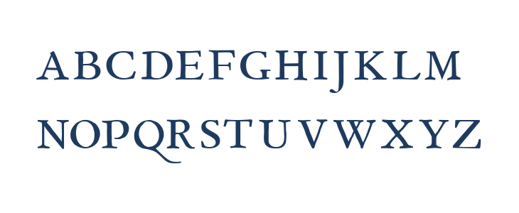 GriffosSCapsFont Lowercase