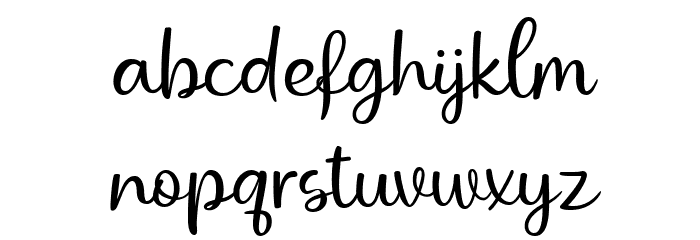 Grilanty Font LOWERCASE