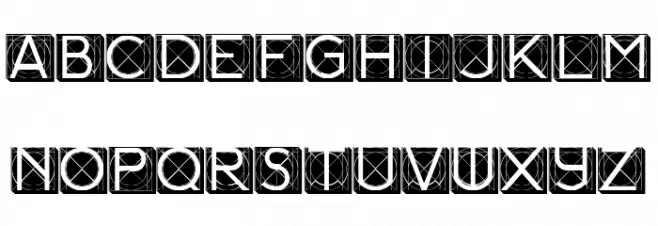 Grille Regular फ़ॉन्ट लोअरकेस