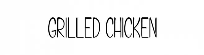 Grilled Chicken  baixar fontes gratis