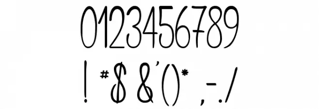 Grilled Chicken Font OTHER CHARS