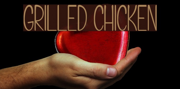 Grilled Chicken Font examples