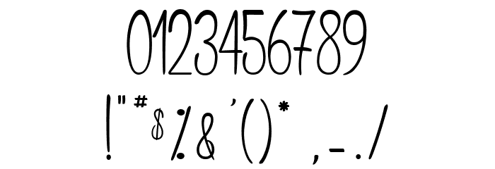 Grilled Chicken_PersonalUseOnly Font OTHER CHARS