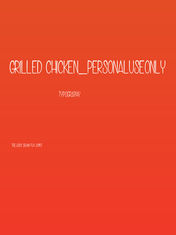 Grilled Chicken_PersonalUseOnly Poster