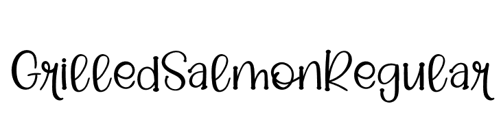GrilledSalmonRegular  免费字体下载