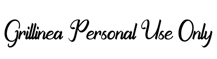 Grillinea Personal Use Only لخطوط تنزيل