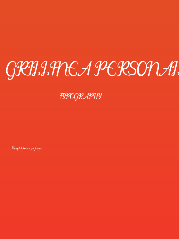 Grillinea Personal Use Only Poster