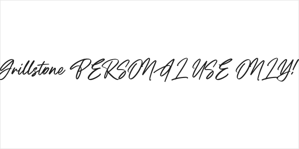 Grillstone PERSONAL USE ONLY! Logo