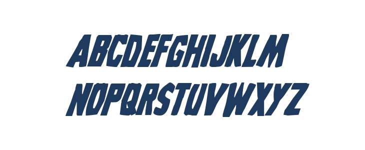 Grim Ghost Bold Italic Lowercase