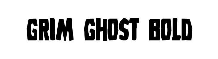 Grim Ghost Bold  Скачать бесплатные шрифты