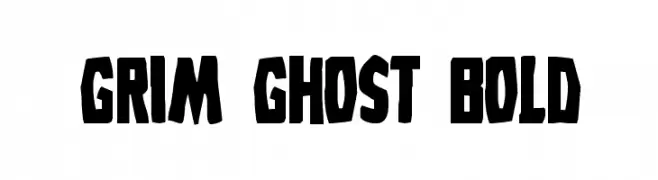 Grim Ghost Bold  Frei Schriftart Herunterladen