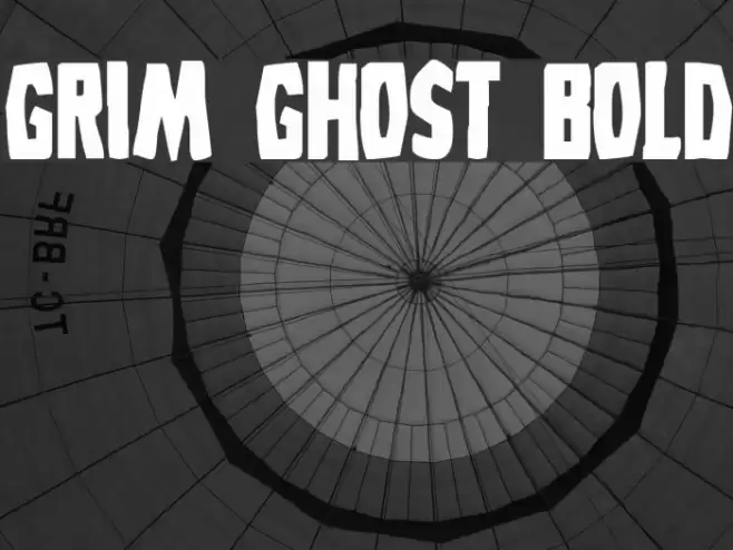 Grim Ghost Bold Font examples