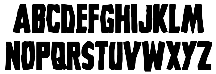 Grim Ghost Bold Font LOWERCASE