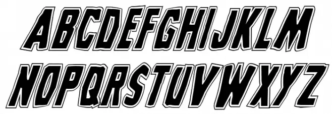 Grim Ghost College Italic फ़ॉन्ट लोअरकेस