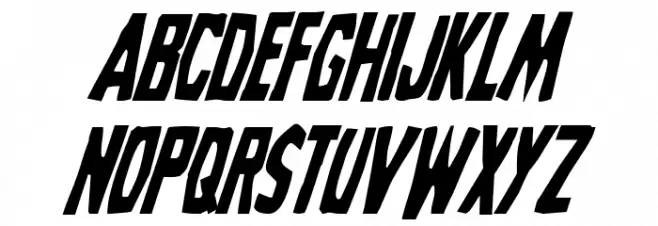 Grim Ghost Condensed Italic Fonte MAIÚSCULAS