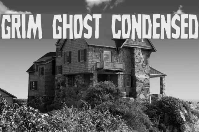 Grim Ghost Condensed Font examples