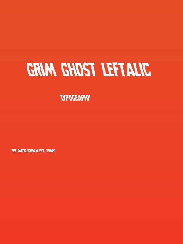 Grim Ghost Leftalic Poster