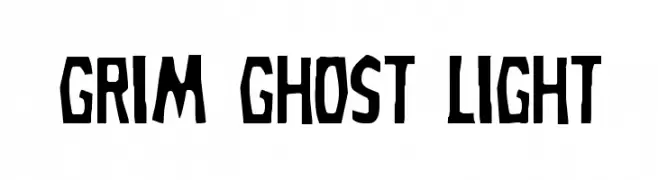 Grim Ghost Light  Fuentes Gratis Descargar