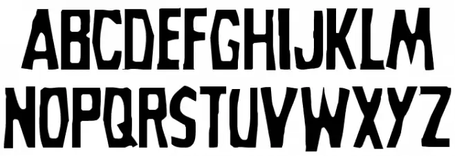 Grim Ghost Light Schriftart Groß