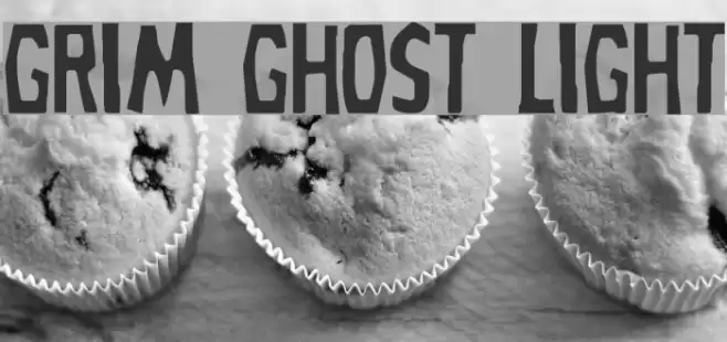 Grim Ghost Light Font examples