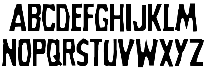 Grim Ghost Light Font LOWERCASE