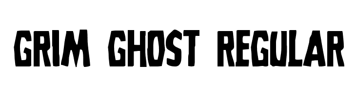 Grim Ghost Regular  les polices de caractères gratuit tlcharger