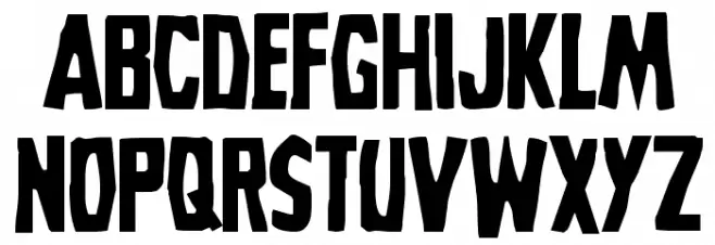 Grim Ghost Regular Schriftart Groß