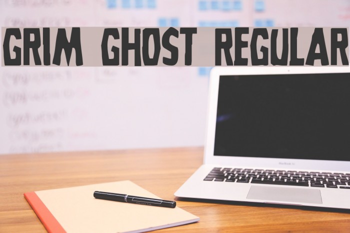 Grim Ghost Regular Font examples