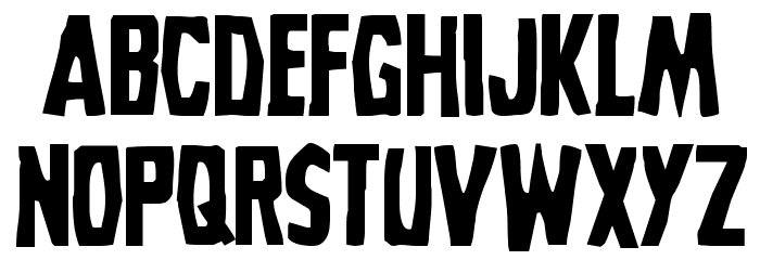 Grim Ghost Regular Font LOWERCASE