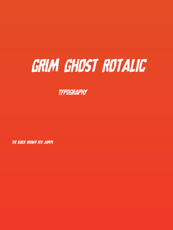 Grim Ghost Rotalic Poster