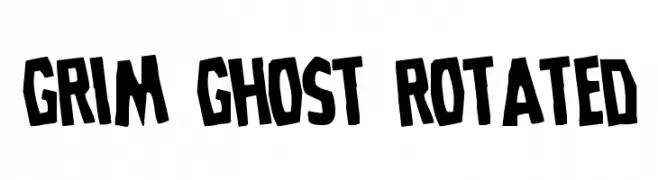 Grim Ghost Rotated  Fuentes Gratis Descargar