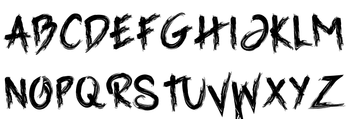 Grim Reaper Font LOWERCASE