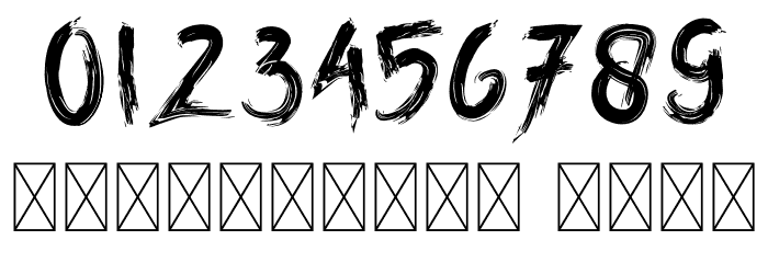 GrimReaperRegular Font OTHER CHARS