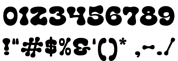 Grimace Regular Font OTHER CHARS