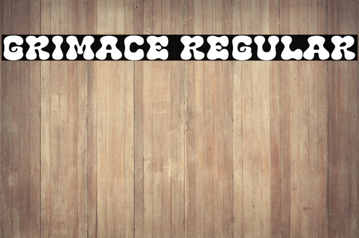 Grimace Regular Example 2