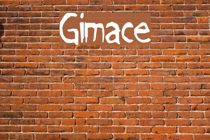 Grimace Font examples