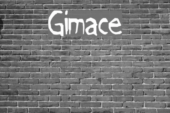 Grimace Font examples