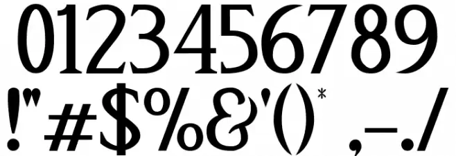 Grimalda Font OTHER CHARS