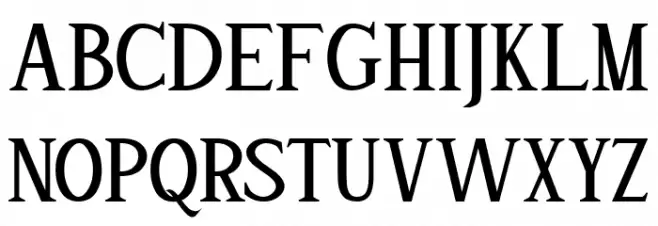 Grimalda Font UPPERCASE