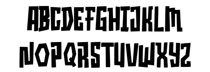 Grimblocks Free Regular Font Alte caractere