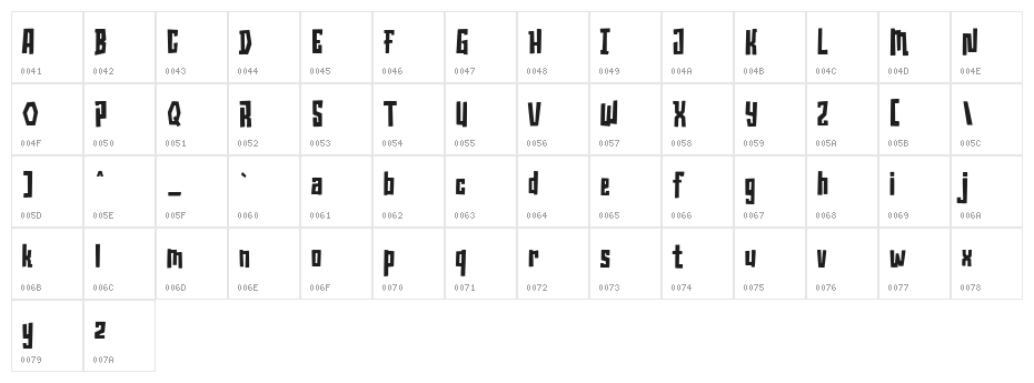 Grimblocks Free Regular Character Map