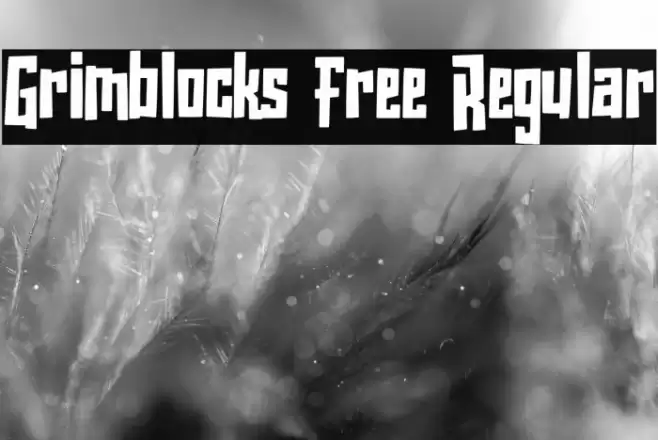 Grimblocks Free Regular フォント examples