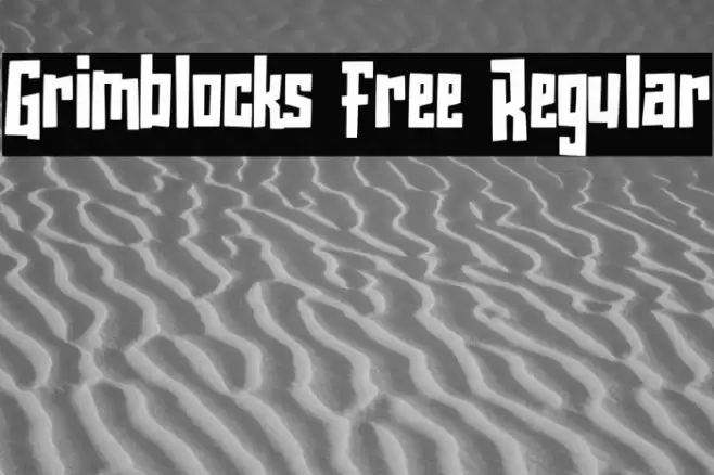 Grimblocks Free Regular フォント examples