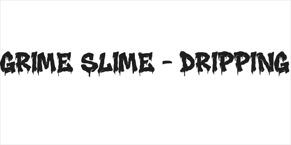Grime Slime - Dripping Logo