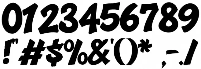 Grime Slime Schriftart Anderer Schreiben