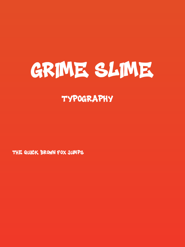 Grime Slime Poster