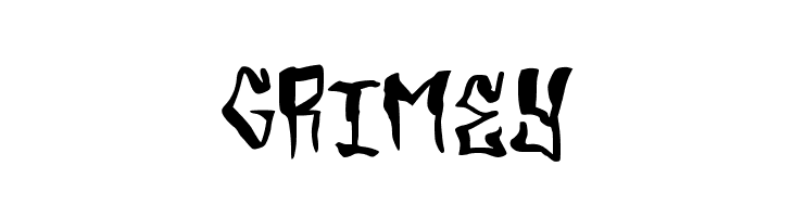 Grimey Шрифта