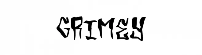 Grimey  font caratteri gratis