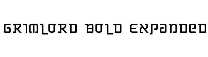 Grimlord Bold Expanded  Frei Schriftart Herunterladen